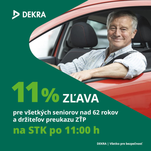 11% zľava seniori